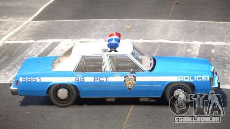 Ford LTD Crown Victoria NYC Police 1986 para GTA 4