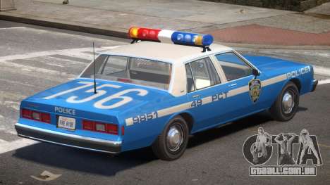 Chevrolet Impala NYC Police 1984 para GTA 4
