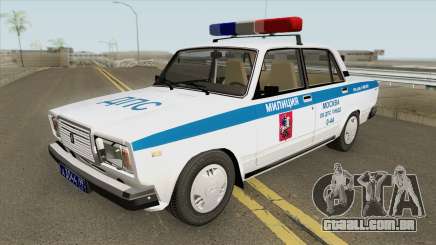 VAZ 2107 DPS (Polícia de Moscou) para GTA San Andreas