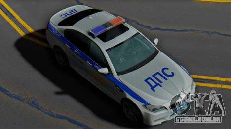 BMW M5 F10 SB polícia de trânsito para GTA San Andreas