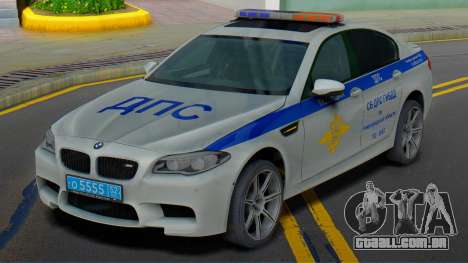 BMW M5 F10 SB polícia de trânsito para GTA San Andreas