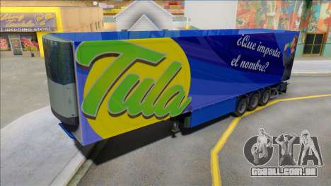 Tula Drink Trailer para GTA San Andreas