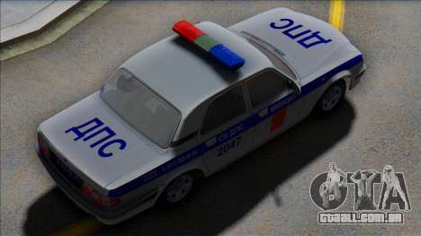 Gaz Volga 31105 Polícia DPS 2006 para GTA San Andreas