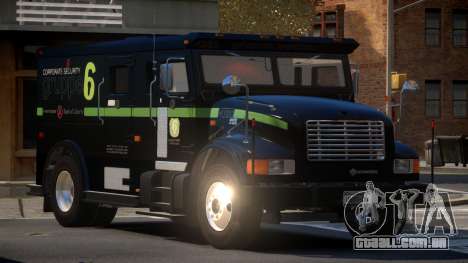Navistar International 4700 Bank Armored Truck para GTA 4
