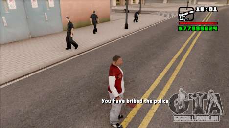 Bribe The Police Like in GTA 5 Online para GTA San Andreas