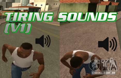 Tiring Sounds v1 para GTA San Andreas