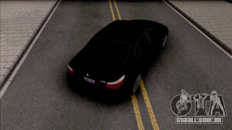 BMW M5 Türkiye para GTA San Andreas