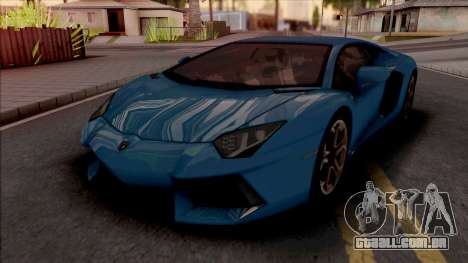 Lamborghini Aventador (SA Lights) para GTA San Andreas