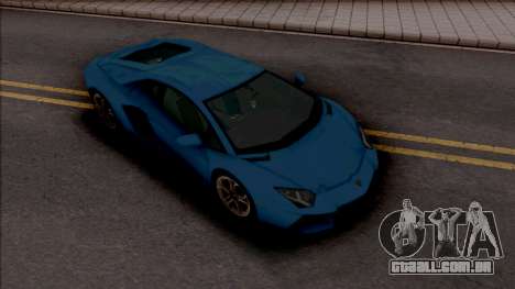 Lamborghini Aventador (SA Lights) para GTA San Andreas