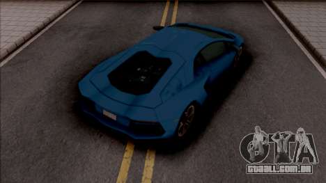 Lamborghini Aventador (SA Lights) para GTA San Andreas