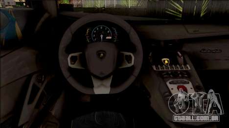 Lamborghini Aventador (SA Lights) para GTA San Andreas