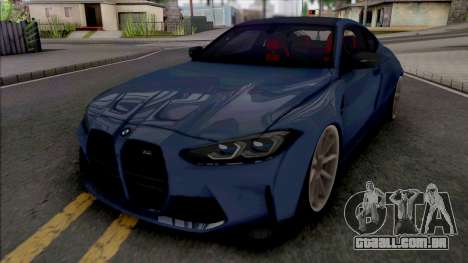 BMW M4 2021 WideBody para GTA San Andreas