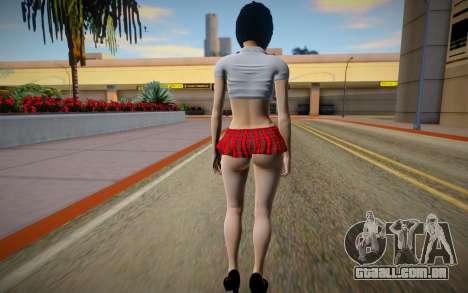 Hot Ada Wong School DIMENSIONS Miniskirt THICC para GTA San Andreas