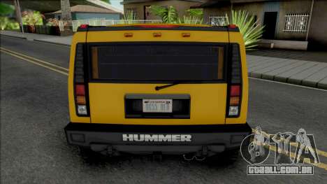 Hummer H2 2003 Improved para GTA San Andreas