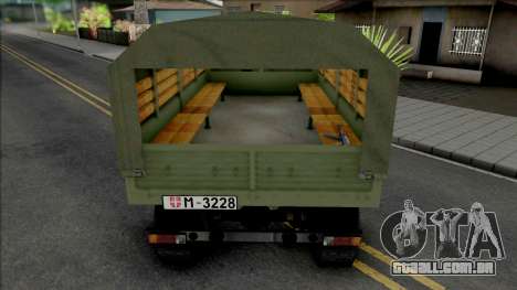 FAP 2026 [Serbian Military Truck] para GTA San Andreas