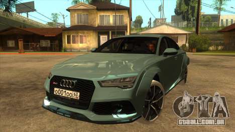 Audi RS7 Performance para GTA San Andreas