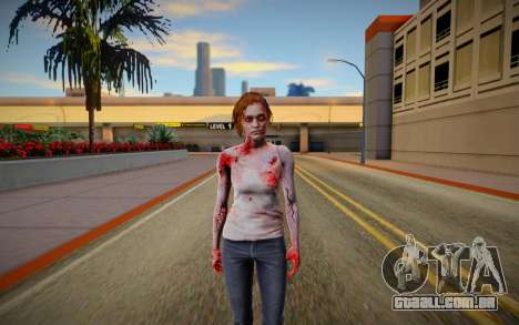 Jill Valentine Zombie para GTA San Andreas