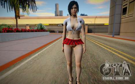 Hot Ada Wong School DIMENSIONS Miniskirt THICC para GTA San Andreas