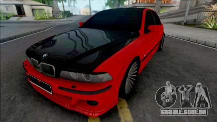 BMW 5-er E39 Red Black para GTA San Andreas