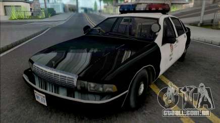 Chevrolet Caprice 1992 LAPD Improved para GTA San Andreas