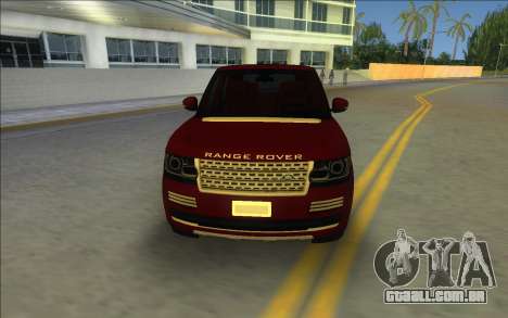 2014 Range Rover Vogue para GTA Vice City