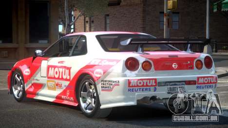 Nissan Skyline R34 Qz7 L6 para GTA 4