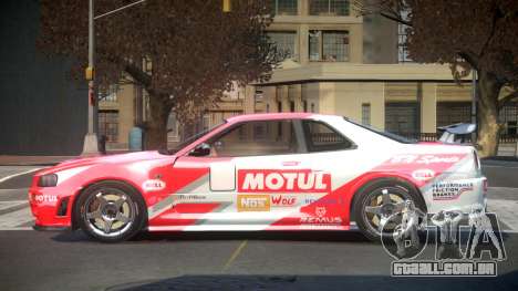 Nissan Skyline R34 Qz7 L6 para GTA 4