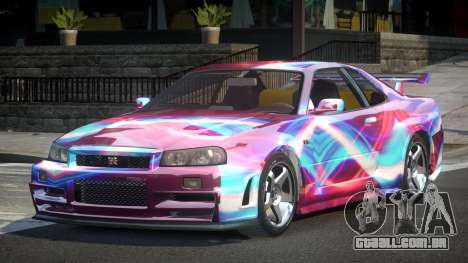 Nissan Skyline R34 Qz7 L4 para GTA 4