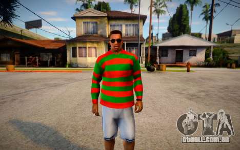 Freddy Krueger Sweater para GTA San Andreas