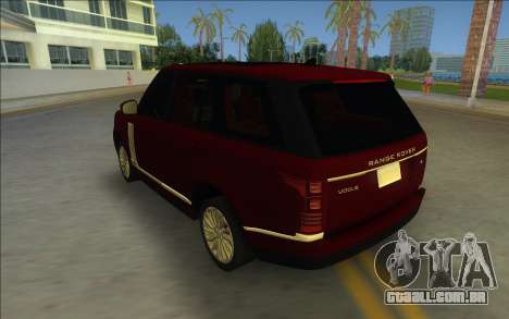 2014 Range Rover Vogue para GTA Vice City