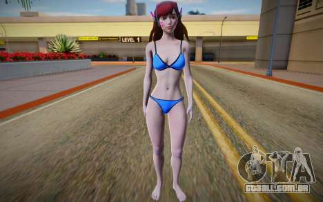 D.Va Bikini from Overwatch para GTA San Andreas
