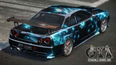 Nissan Skyline R34 BS U-Style PJ3 para GTA 4