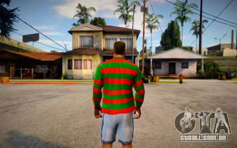 Freddy Krueger Sweater para GTA San Andreas