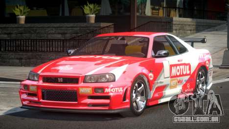 Nissan Skyline R34 Qz7 L6 para GTA 4