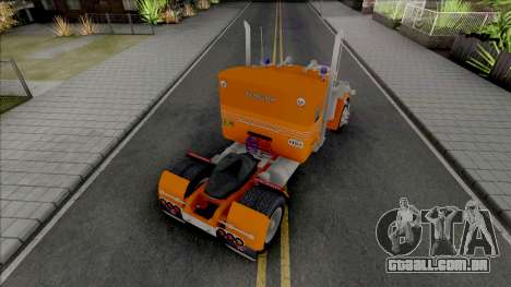 Kenworth W900 Orange para GTA San Andreas