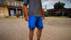 Darker Colored Cut Off Denims Shorts For Cj para GTA San Andreas