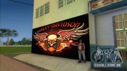 Biker Wall Art Professional para GTA Vice City