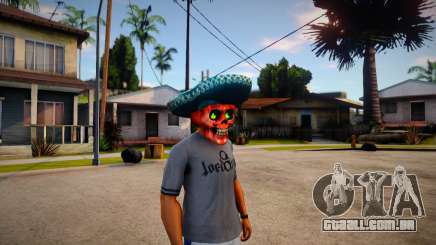 Mariachi Skull Mask For CJ para GTA San Andreas