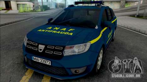 Dacia Logan MCV 2018 ANAF Antifrauda para GTA San Andreas