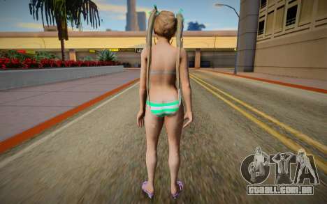 Nagis Marie Rose with fixed hairs green-eyed in para GTA San Andreas