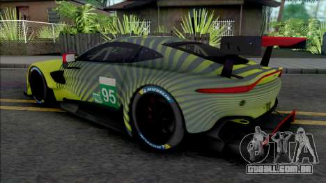 Aston Martin Vantage GTE 2019 para GTA San Andreas