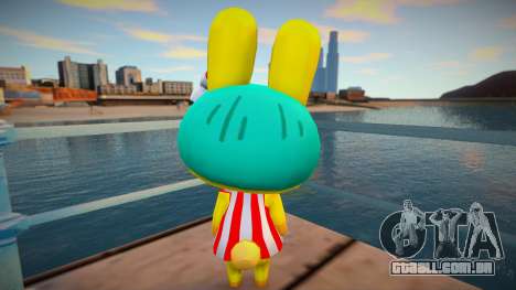 Animal Crossing Pocket Camp Toby Skin Mod para GTA San Andreas