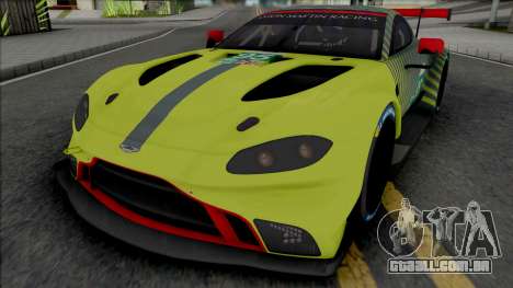 Aston Martin Vantage GTE 2019 para GTA San Andreas