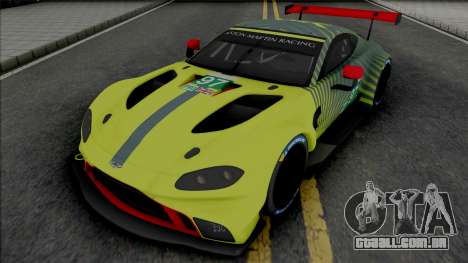 Aston Martin Vantage GTE 2019 para GTA San Andreas