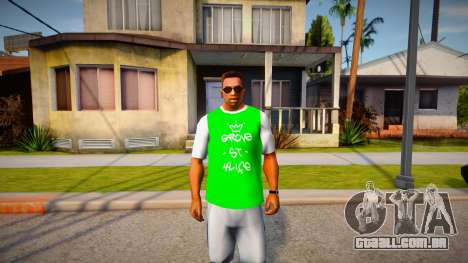 T-shirt Grove Street 4 Life para GTA San Andreas