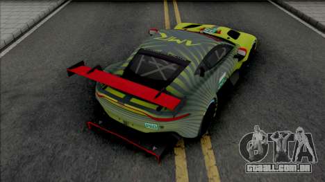 Aston Martin Vantage GTE 2019 para GTA San Andreas