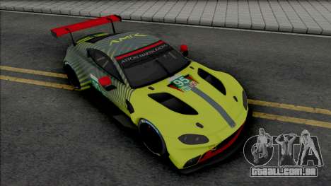 Aston Martin Vantage GTE 2019 para GTA San Andreas