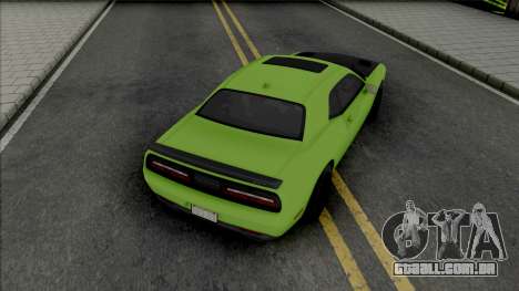 Dodge Challenger SRT Hellcat [Fixed] para GTA San Andreas