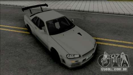 Nissan Skyline GT-R R34 JP para GTA San Andreas