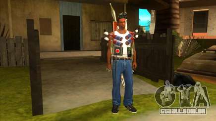 A arma nas costas para GTA San Andreas